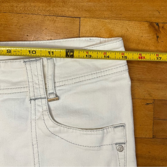 LAURÈL White Straight Leg Jeans - Size 6 (European 36) - Picture 9 of 13